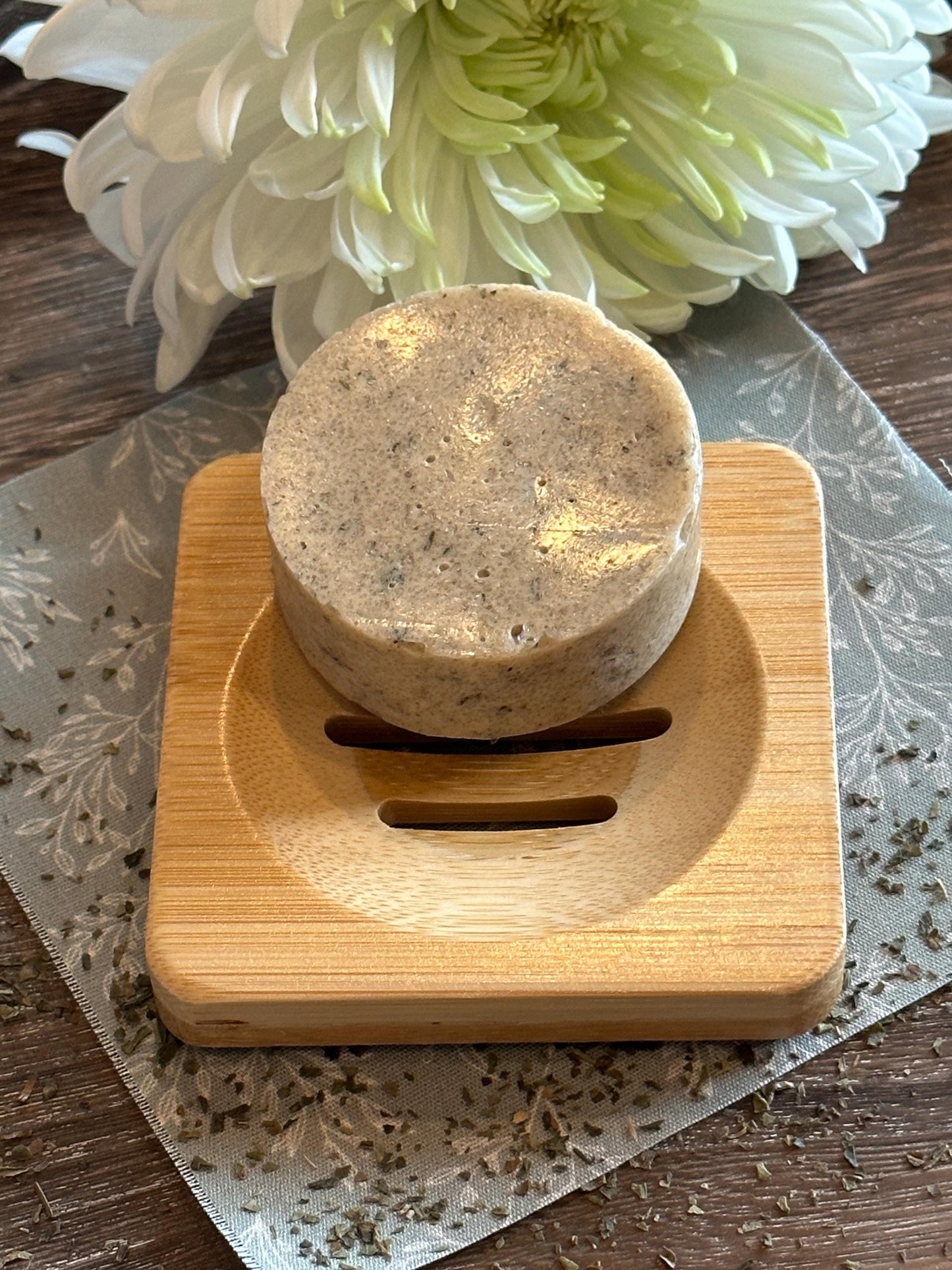 Exfoliating Green Tea facial/body buff bar