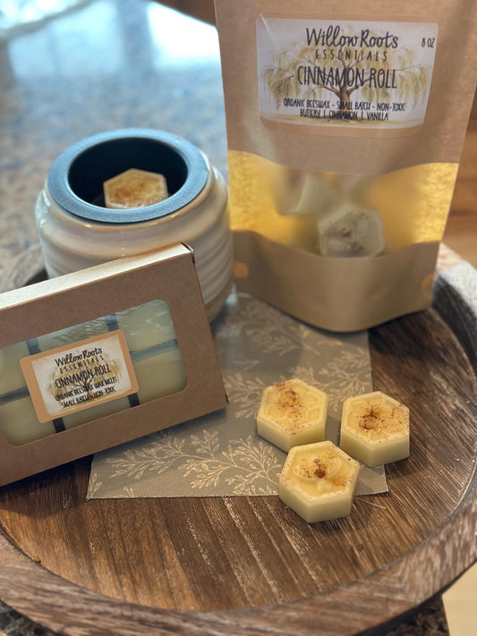 Organic beeswax wax melts made with pure organic ingredients