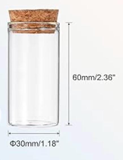 Organic mini natural bath salt tube