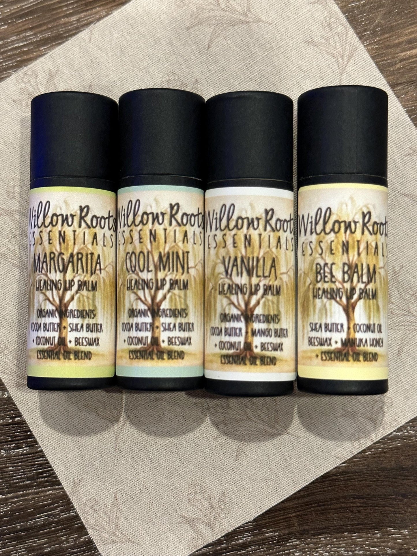 Lip balms - single or 4 pack gift set