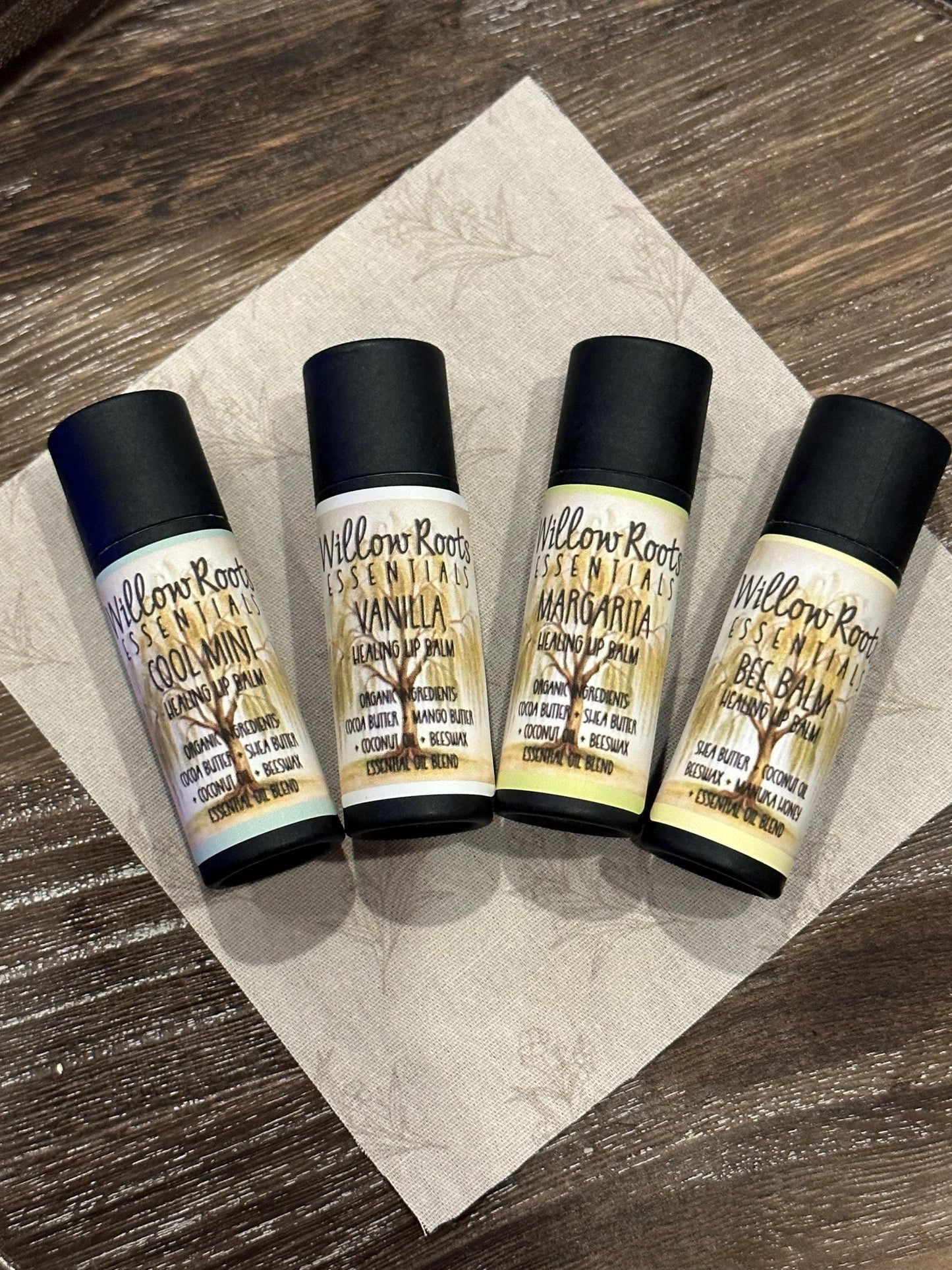 Lip balms - single or 4 pack gift set