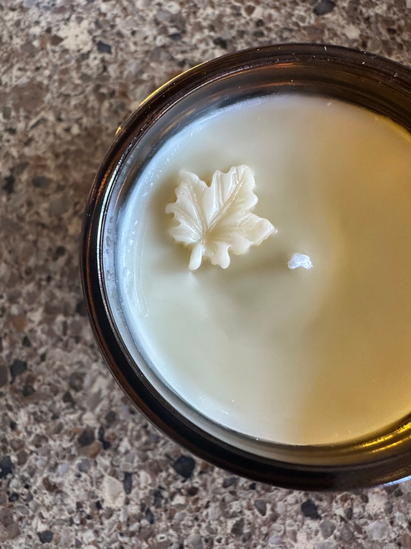 Pure Organic Beeswax Candle - Clean ingredient, non-toxic candles - wax bee, leaf, pumpkin, & flower charms - NEW FALL CANDLES