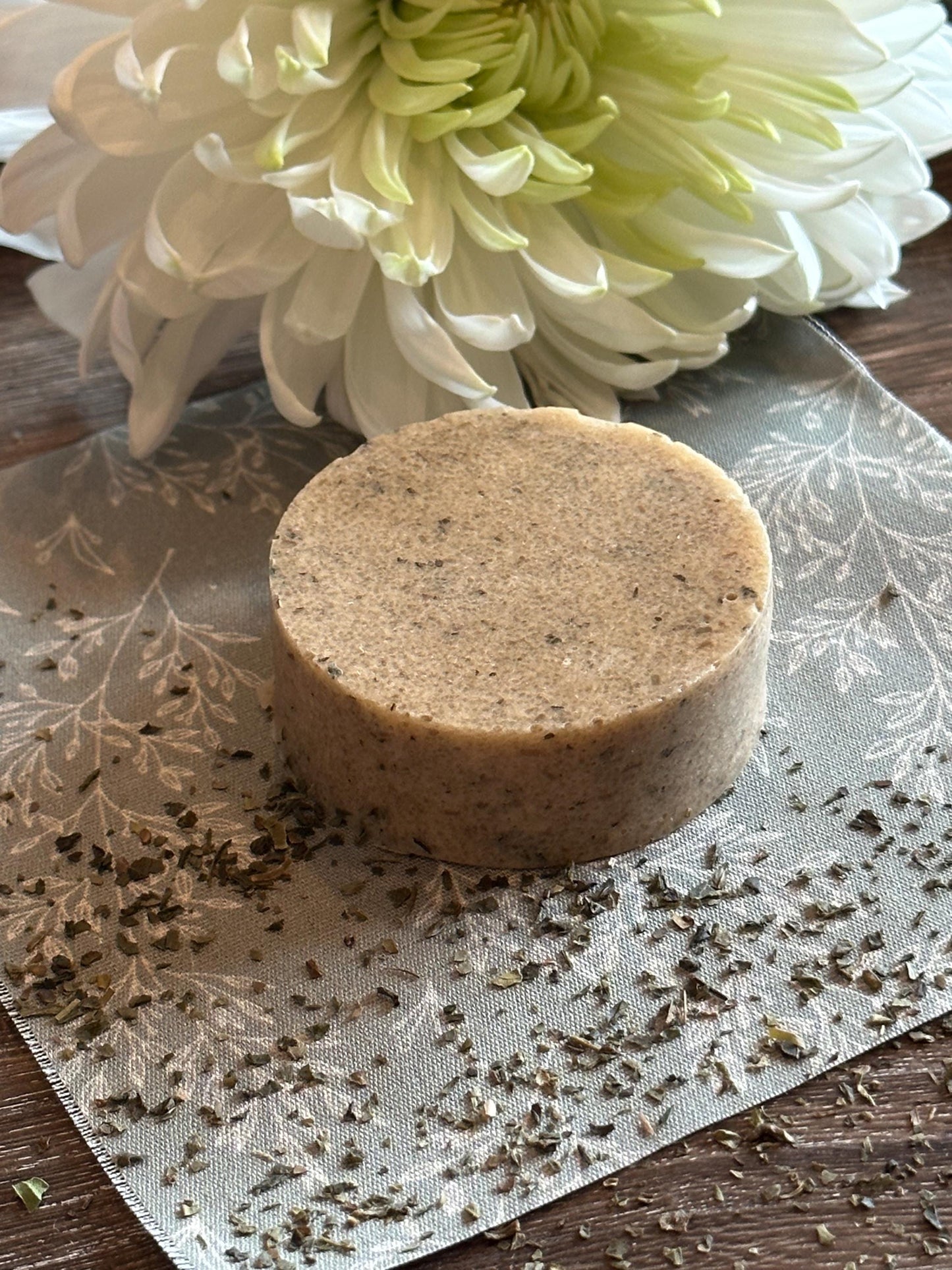 Exfoliating Green Tea facial/body buff bar