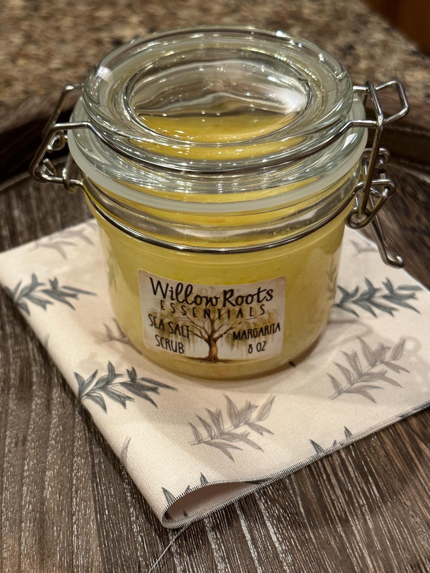 Margarita sea salt body scrub 8 oz