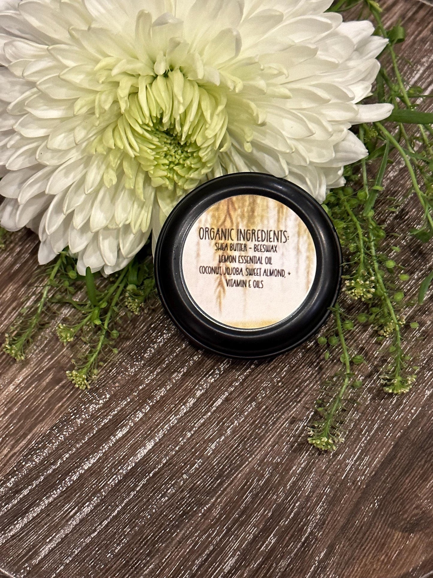 Organic lemon cuticle balm